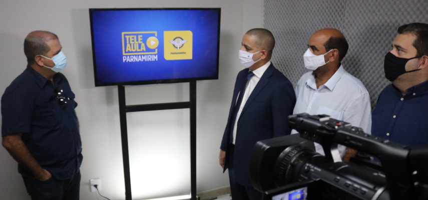 Parceria entre Câmara Municipal, Band RN e Secretaria Municipal de Educação transmite teleaulas em TV aberta para todo estado