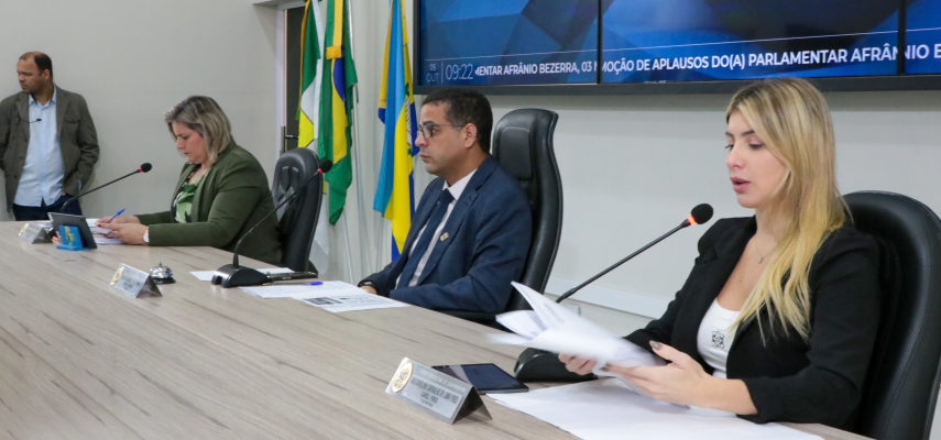 Três projetos de lei são aprovados em segunda votação na 94ª Sessão Ordinária