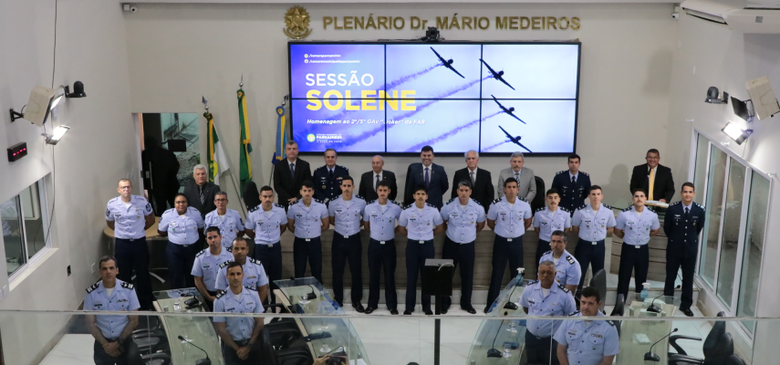Sessão Solene entrega honraria pelos 70 anos do Esquadrão Joker da FAB