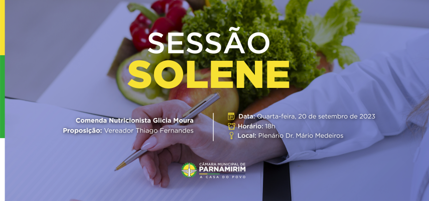 Câmara Municipal entrega a comenda Glicia Moura nesta quarta (20)