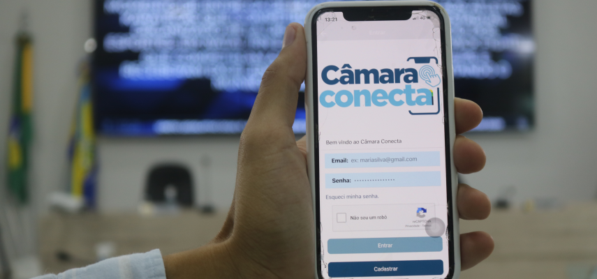 Aplicativo Câmara Conecta oferece serviços para a população