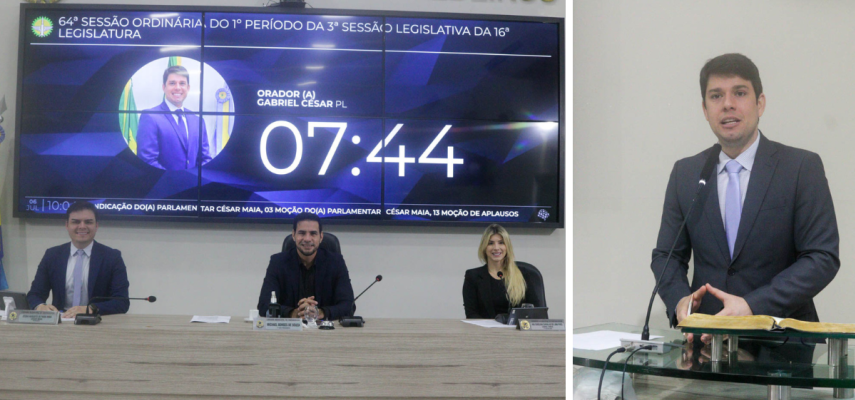 #DiretoDoPlenário: Câmara de Parnamirim realiza 64ª Sessão Ordinária