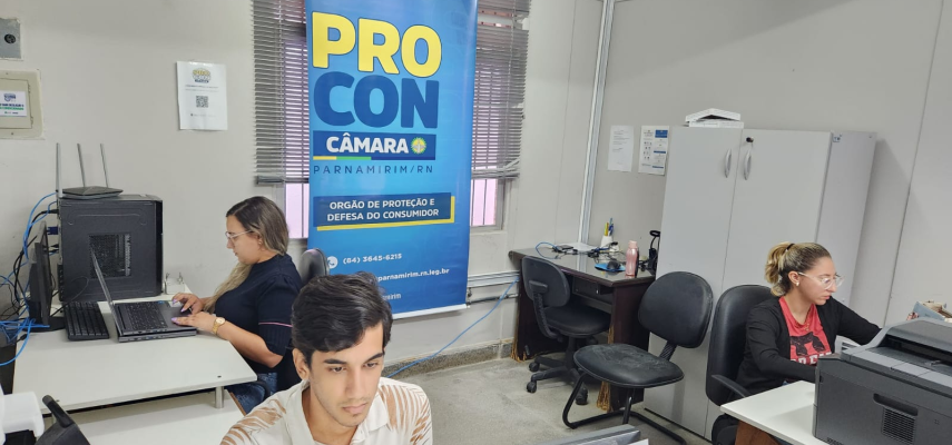 Estabelecimentos comerciais de Parnamirim devem divulgar contatos do Procon Câmara