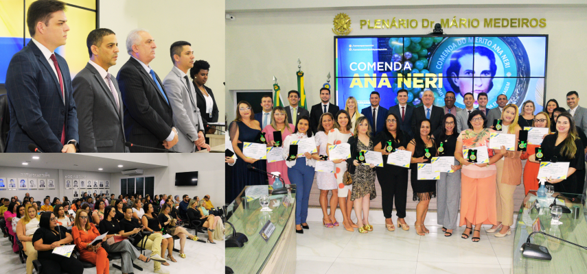Câmara de Parnamirim homenageia enfermeiros com Comenda Ana Neri