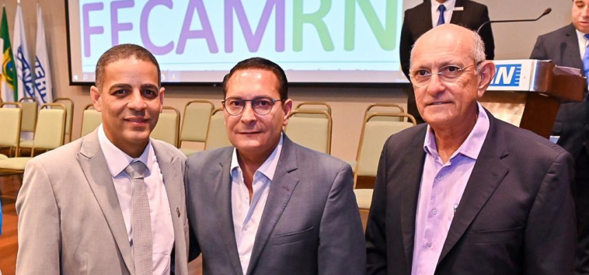 Vereador Wolney França toma posse como o novo presidente da FECAM-RN