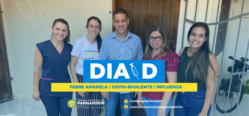 Câmara de Parnamirim será local de vacinação neste sábado