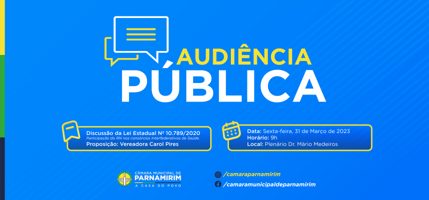 Audiência Pública discute participação estatal nos consórcios interfederativos da saúde