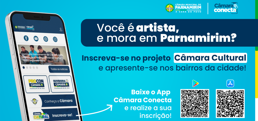 Artistas de Parnamirim podem se inscrever para participação de próximas edições do Câmara Cultural