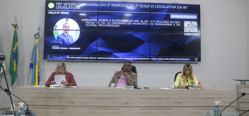 Vereadores prestam contas de mandato em 135ª, 136ª e 137ª Sessões Ordinárias