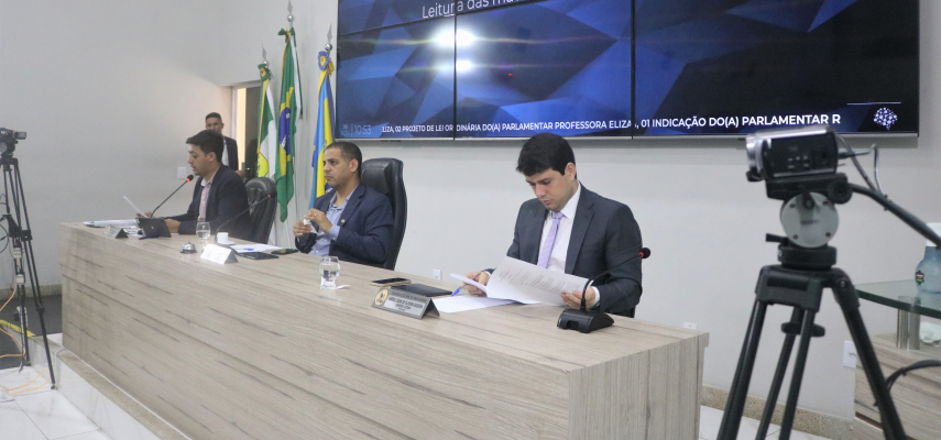 Vereador Thiago Fernandes usou tribuna durante a 122ª Sessão Ordinária 
