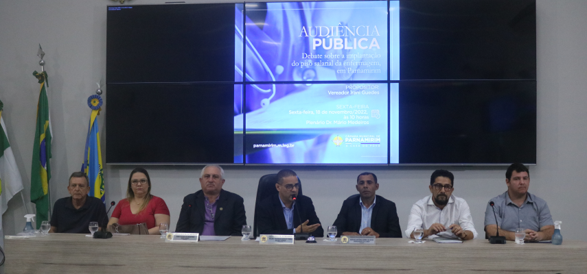 Audiência Pública debate implantação do Piso Salarial da Enfermagem