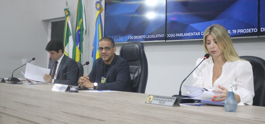 Vereador Gabriel César usou a tribuna durante 116ª Sessão Ordinária