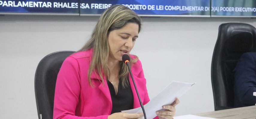 Vereadora Professora Eliza se despede com discurso