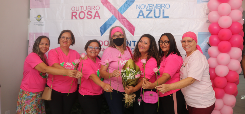 Outubro Rosa é celebrado pela Câmara de Parnamirim