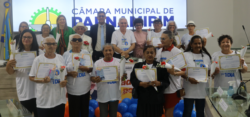 Câmara de Parnamirim promoveu mais uma edição do projeto Vereador Idoso Por Um Dia 