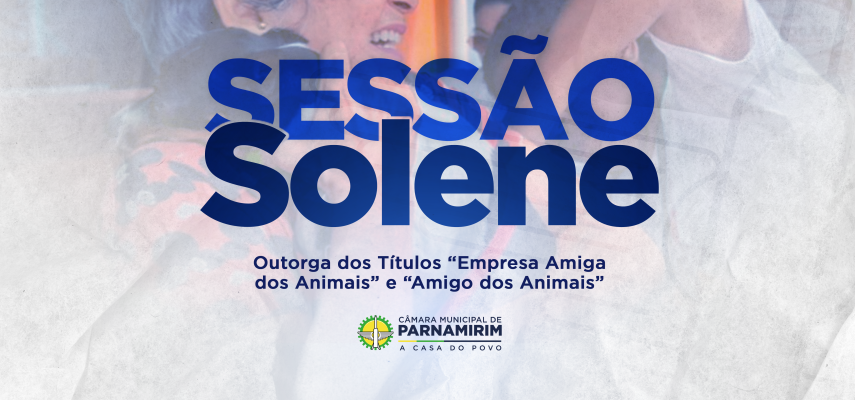 Câmara irá conceder Títulos "Empresa Amiga dos Animais" e "Amigo dos Animais"