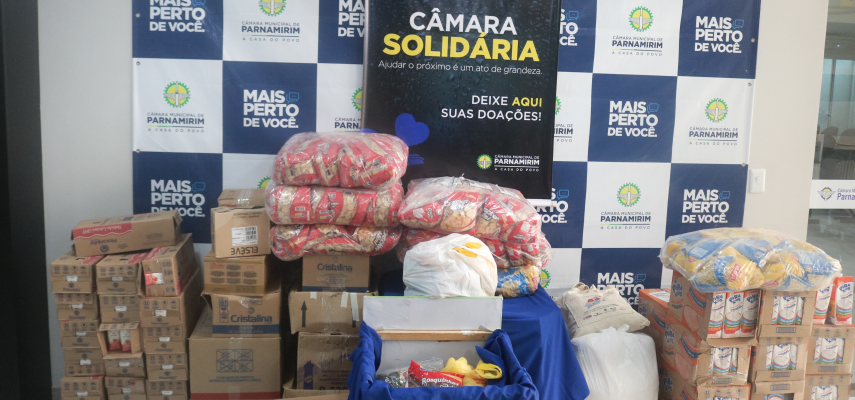 Câmara de Parnamirim arrecada doações para vítimas das chuvas