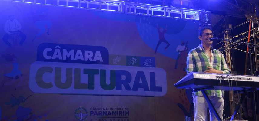 Câmara Cultural é prestigiada com a apresentação de Cleílton dos Teclados