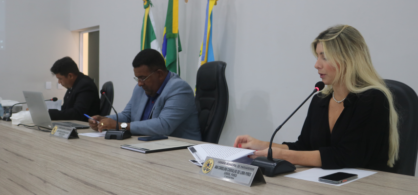 Projetos de lei são aprovados em sessão desta terça