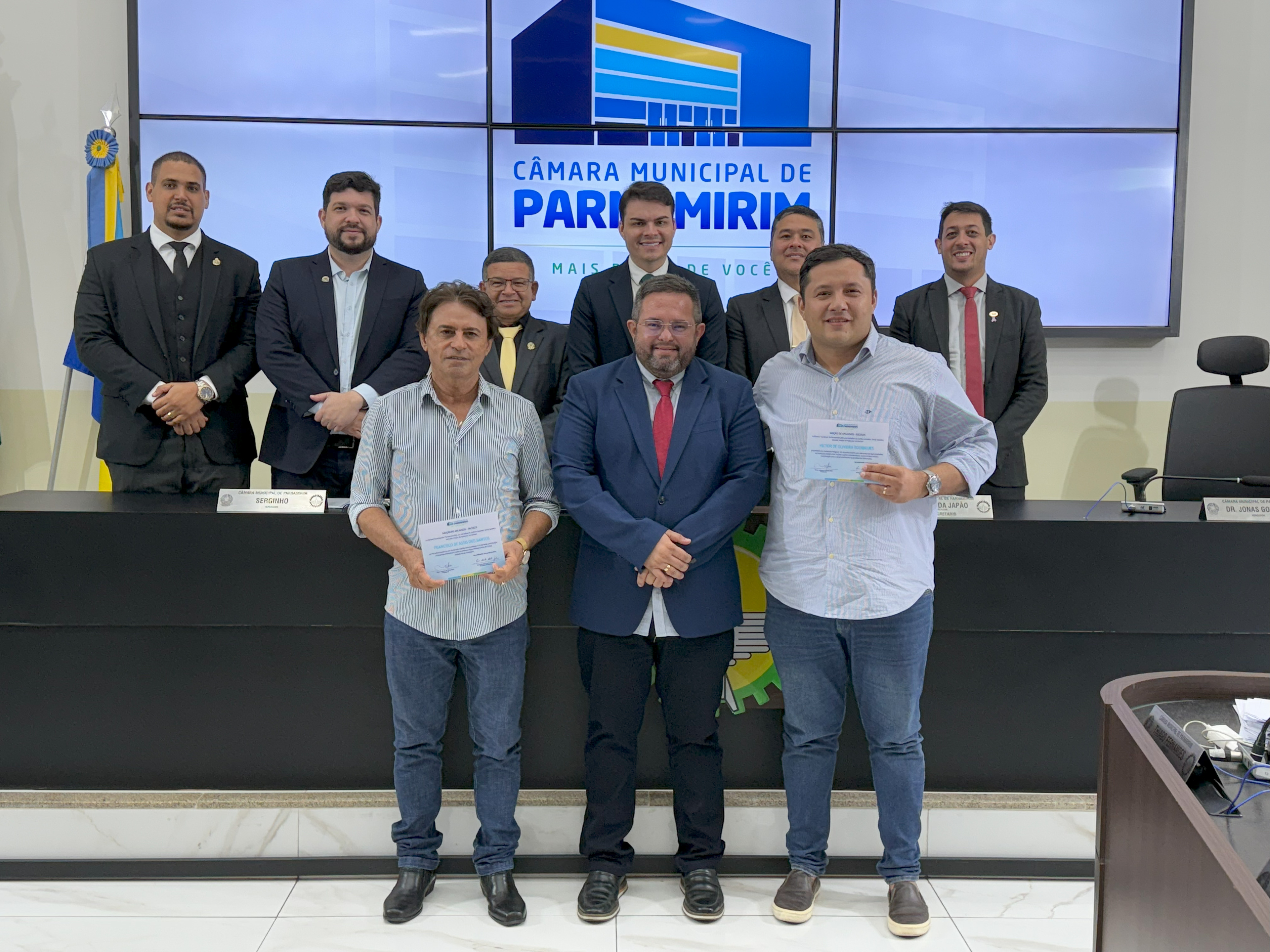 Câmara de Parnamirim reconhece empresários que impulsionam o desenvolvimento da cidade