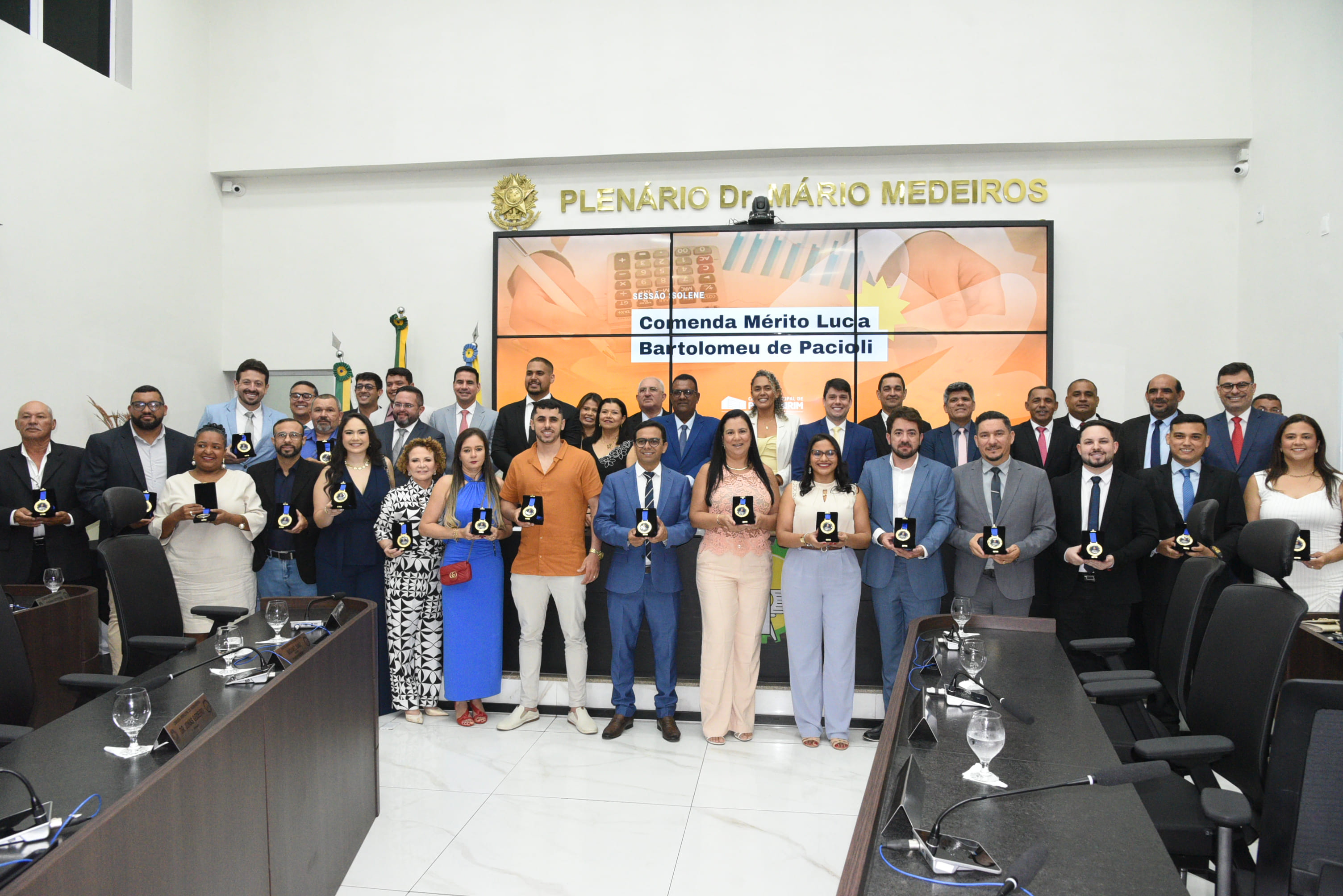 Contadores de Parnamirim são homenageados pela Câmara Municipal