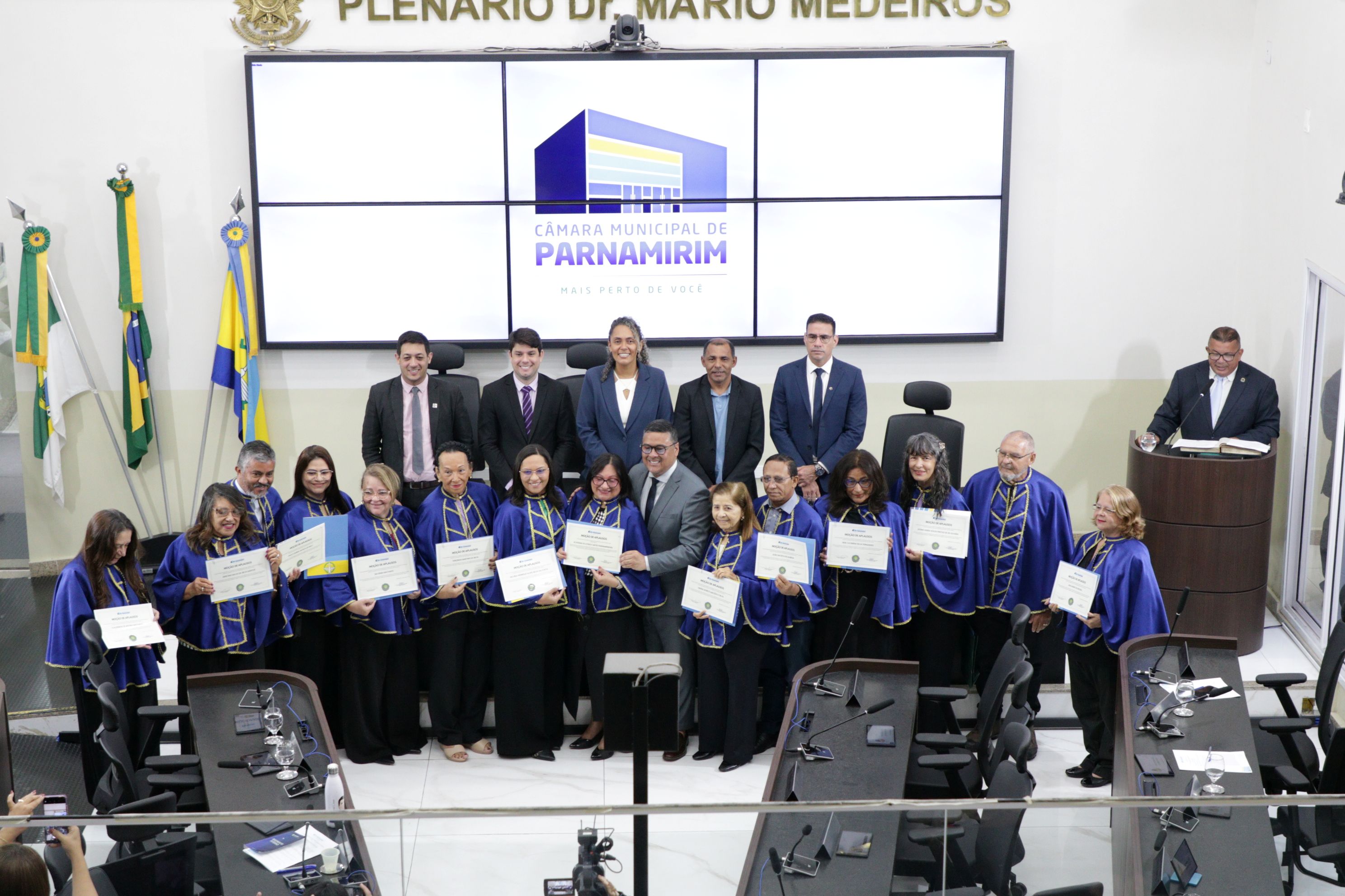 Alearp foi homenageada com moção de aplausos na Câmara Parnamirim