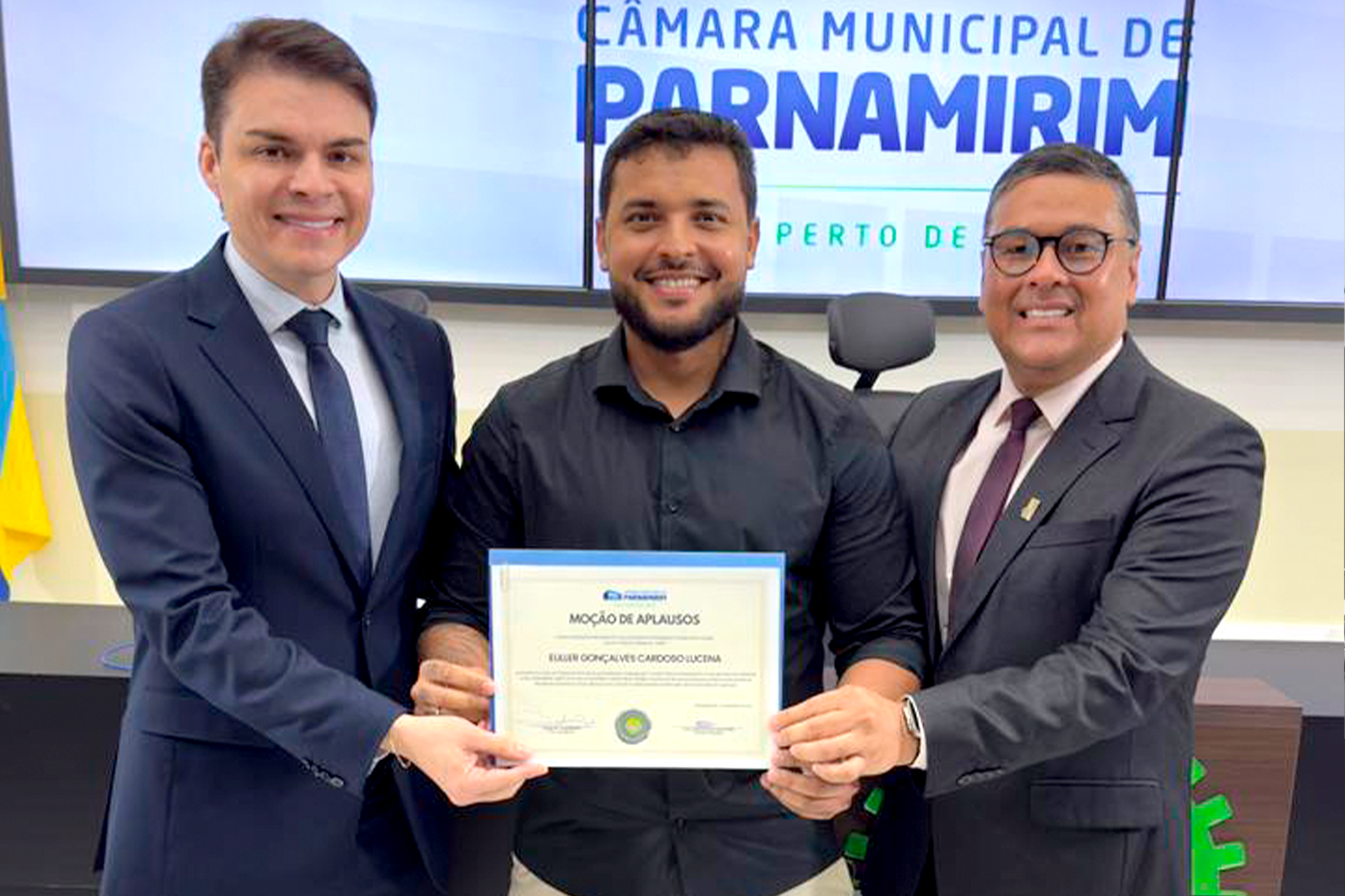 Câmara de Parnamirim concede moção de aplausos a empresário do esporte