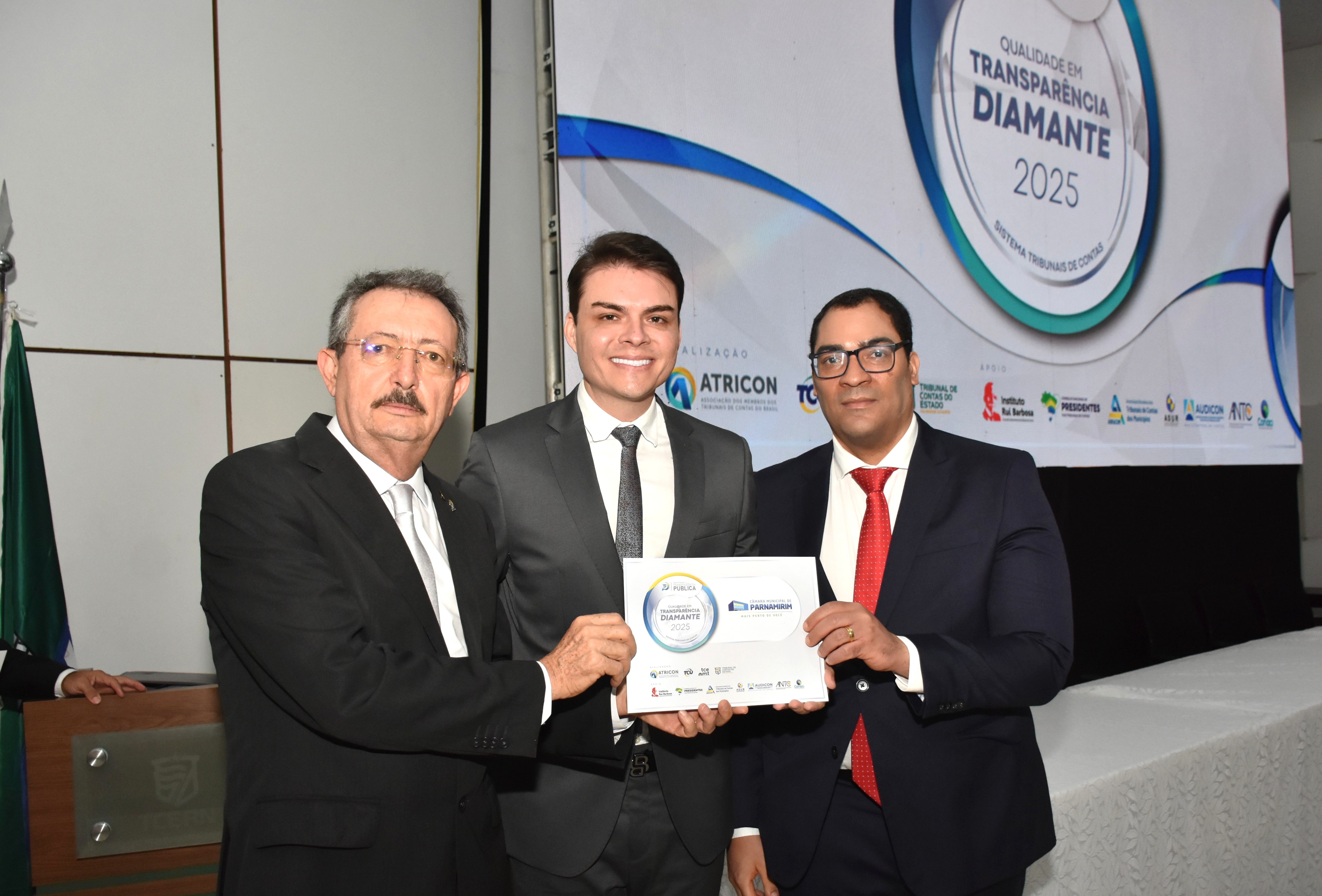 Câmara recebe selo de qualidade em Transparência Pública