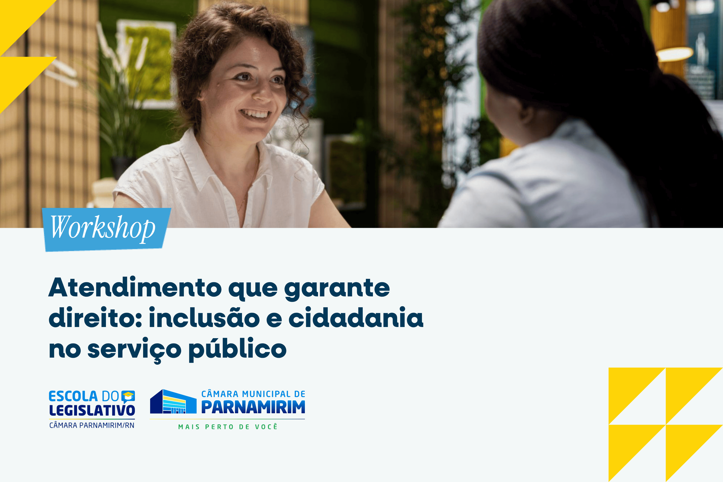 Escola do Legislativo promove Workshop sobre inclusão e cidadania