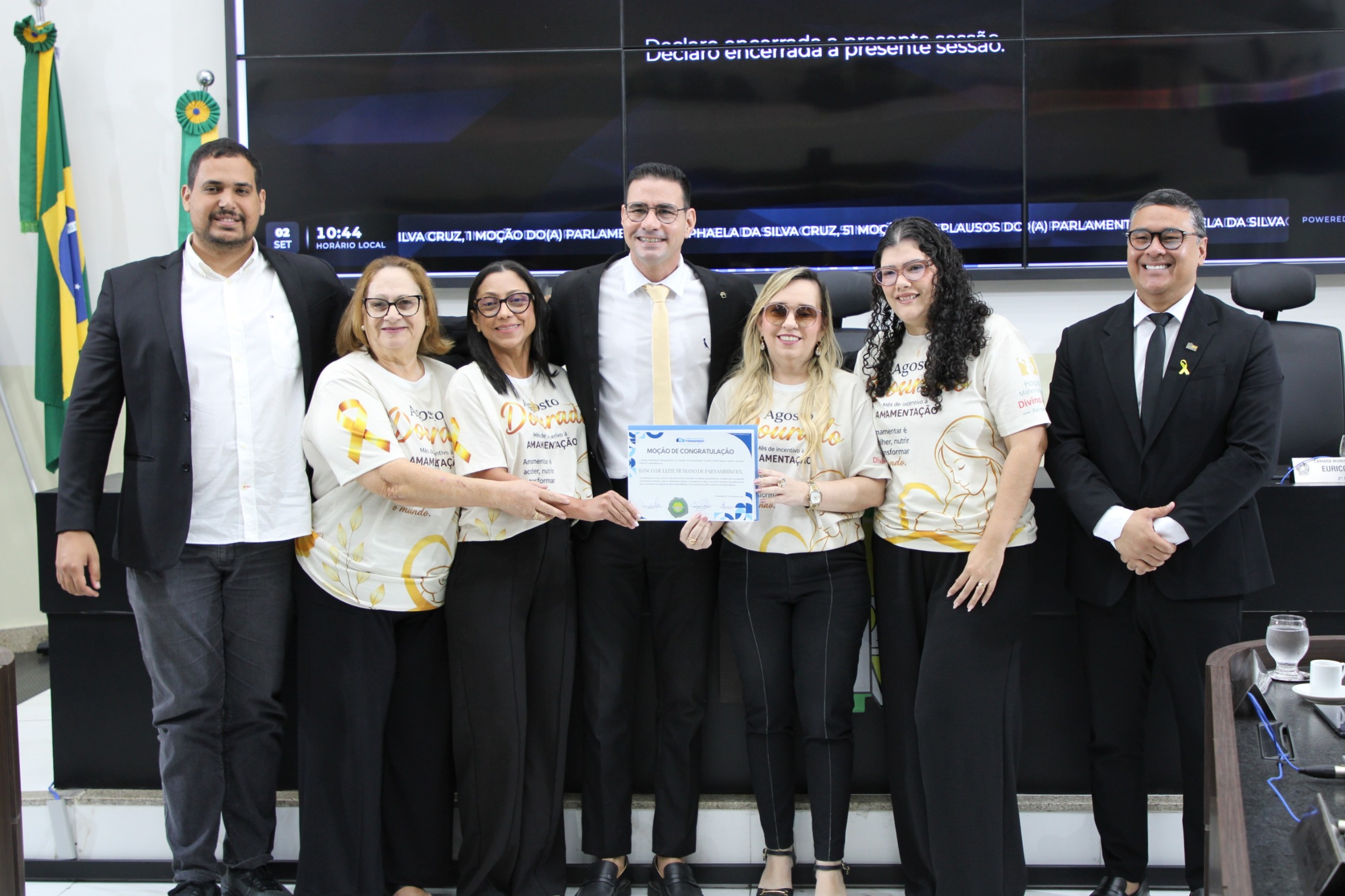 Banco de Leite da Maternidade Divino Amor recebe moção de congratulação
