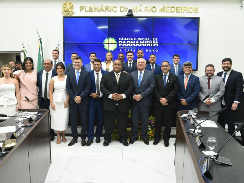 01/01/2025 - Posse dos novos vereadores