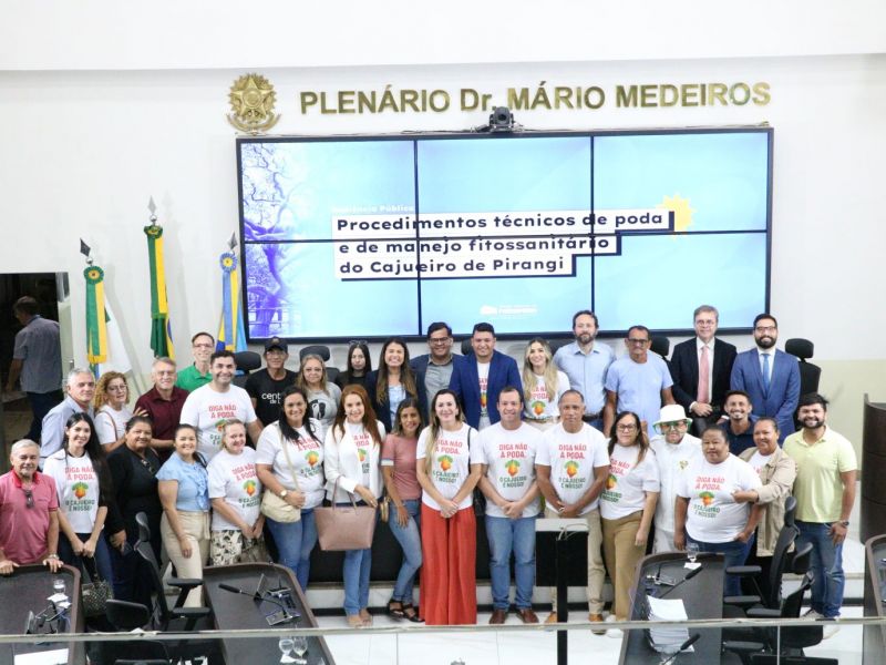 08/07/2025 - Audiência pública sobre o manejo do Cajueiro de Pirangi