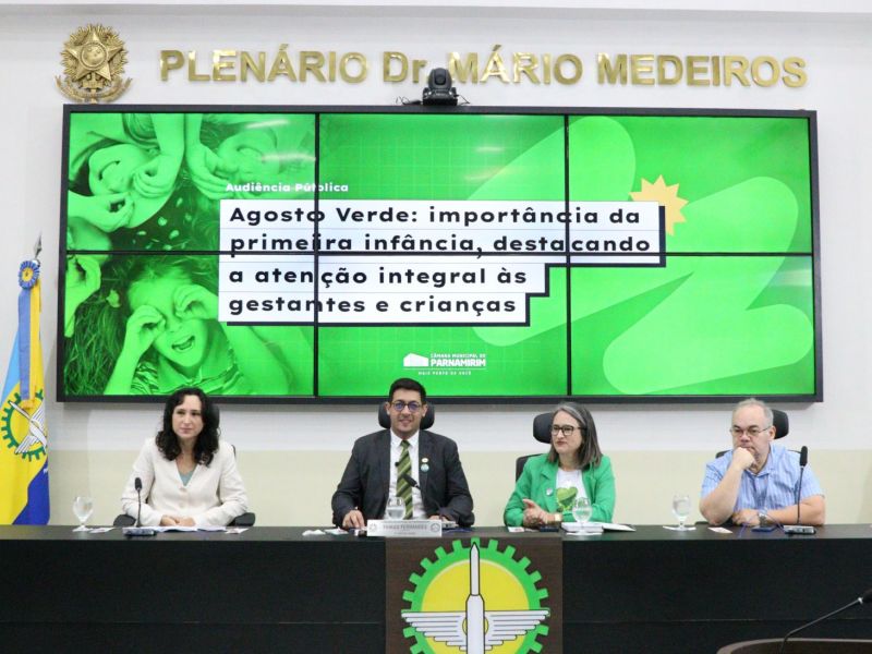 01/08/2025 - AP Agosto Verde & Primeira Infância