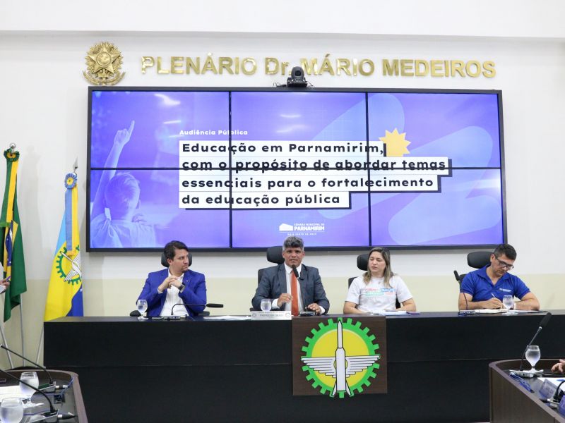 04/08/2025 - Audiência Pública - Desafios da educação em Parnamirim