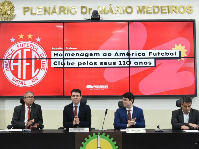 07/08/2025 - Sessão solene 110 anos do América Futebol Clube
