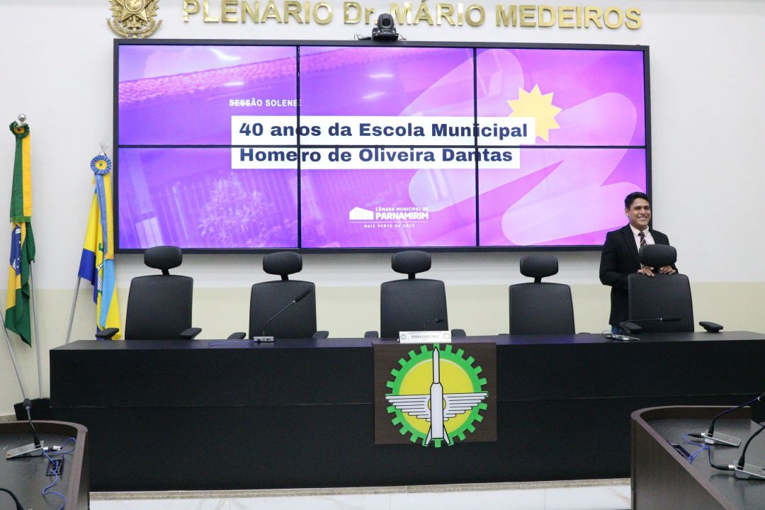 04.11.2025 | Sessão solene Escola Homero de Oliveira Dantas - Foto 1