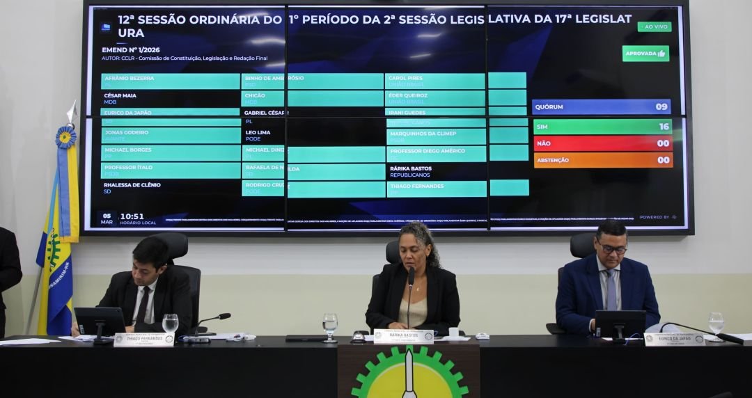 05.03.2026 | 12ª Sessão Ordinária - Foto 1