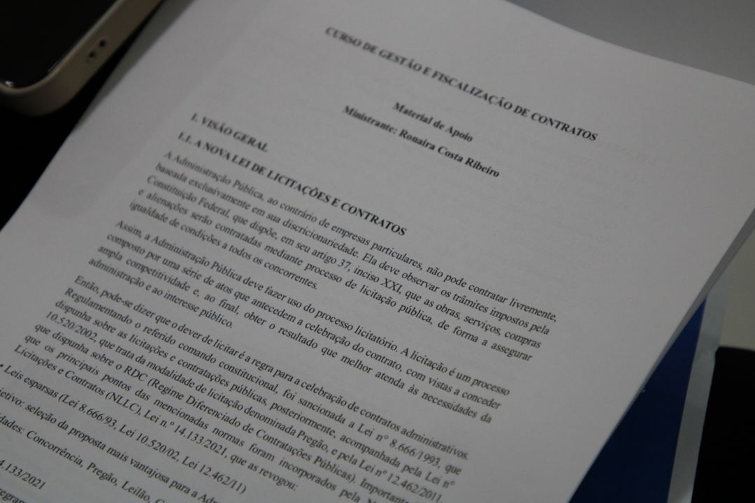 30.03.2026 | Curso de Gestão de Contratos - Foto 2