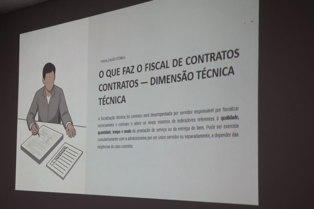 2ª Aula do Curso de Gestão e Fiscalização de Contratos - Foto 14