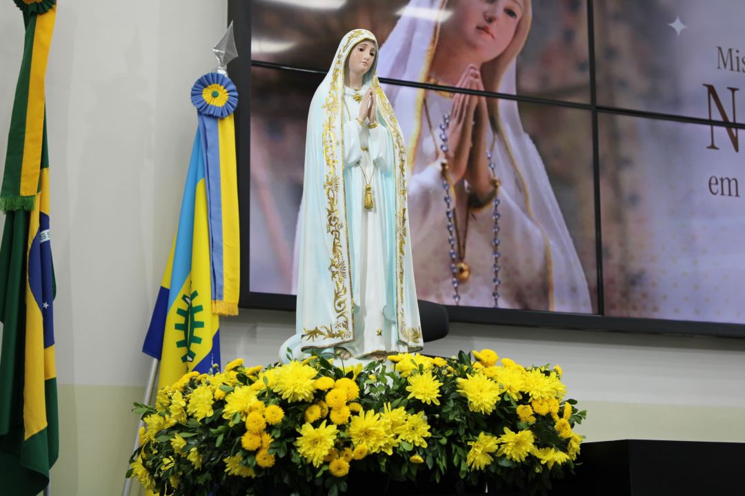 Missa e Visita da imagem peregrina de Nossa Senhora de Fátima - Foto 4