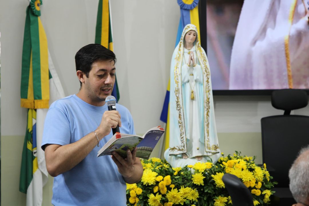 Missa e Visita da imagem peregrina de Nossa Senhora de Fátima - Foto 9