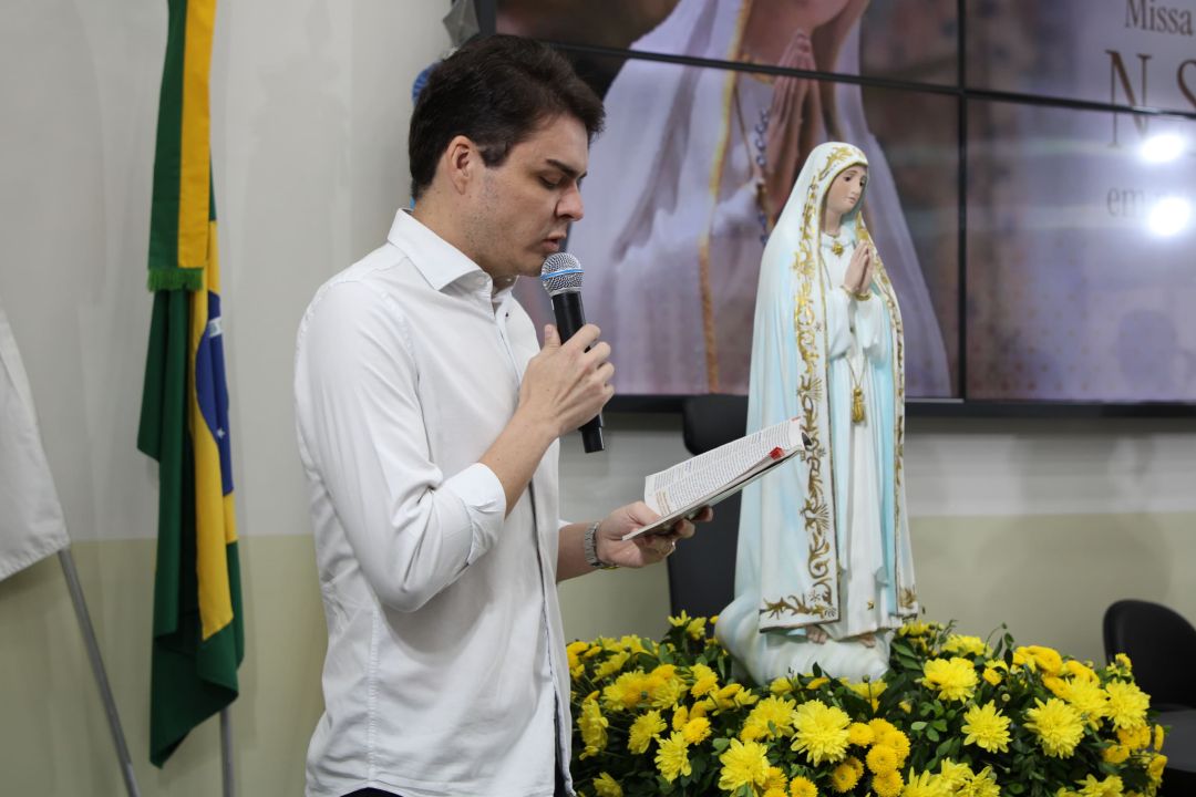 Missa e Visita da imagem peregrina de Nossa Senhora de Fátima - Foto 12