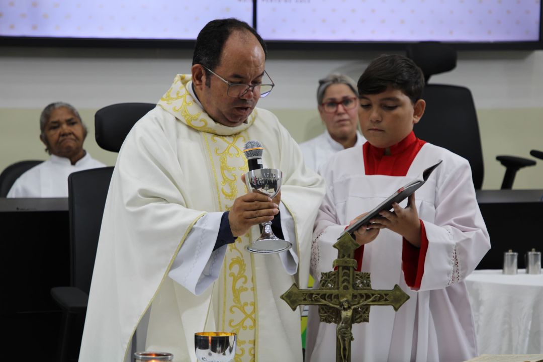 Missa e Visita da imagem peregrina de Nossa Senhora de Fátima - Foto 14
