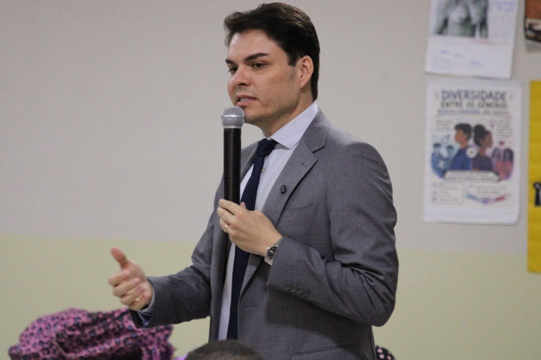 Aula com alunos da Escola Estadual Presidente Roosevelt - Foto 2