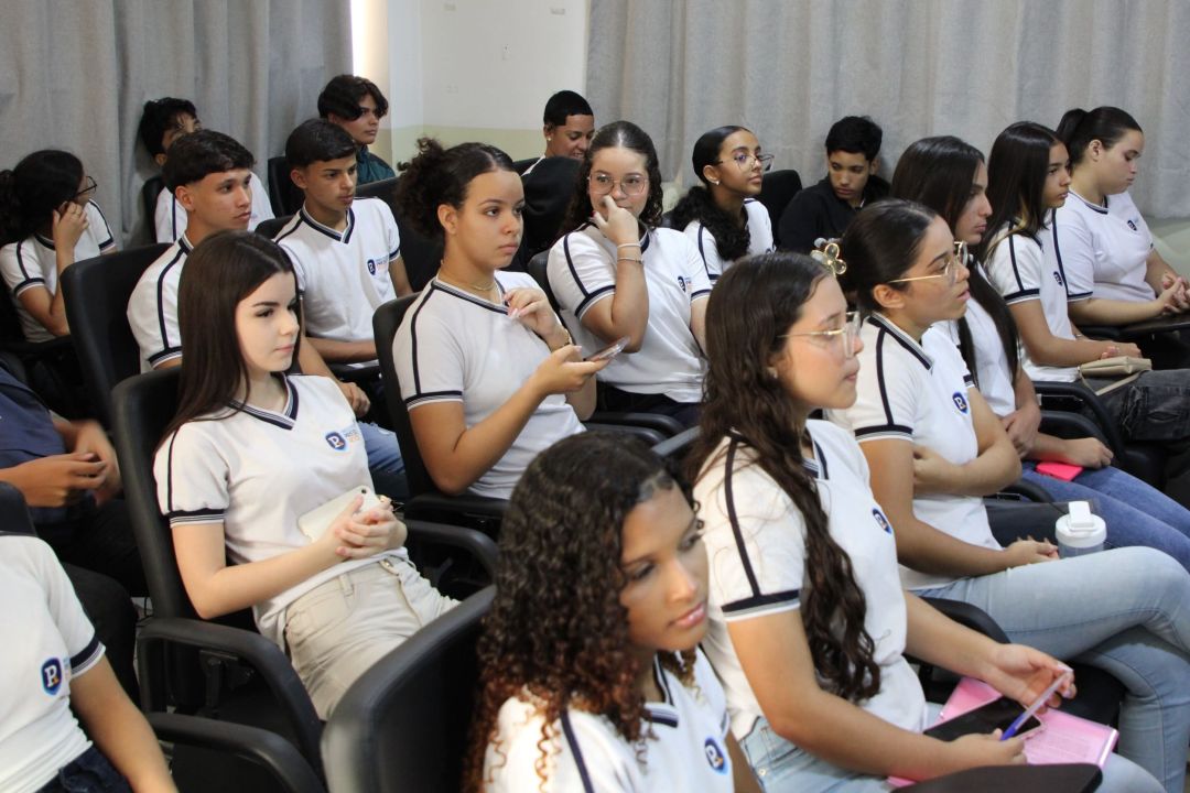 Aula com alunos da Escola Estadual Presidente Roosevelt - Foto 3