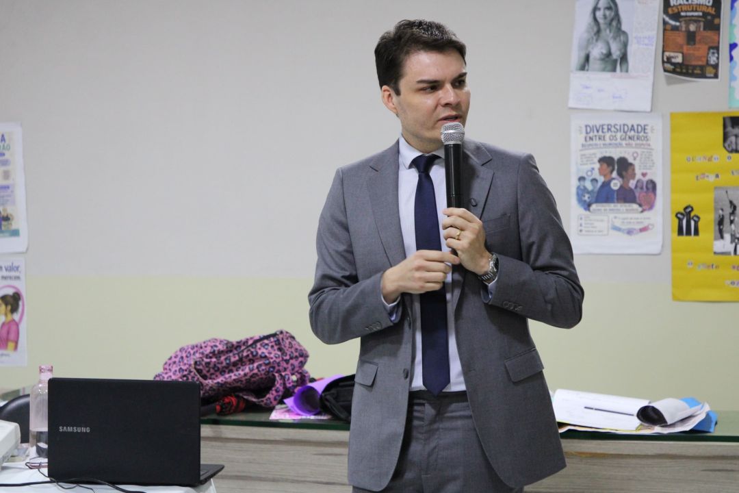 Aula com alunos da Escola Estadual Presidente Roosevelt - Foto 5