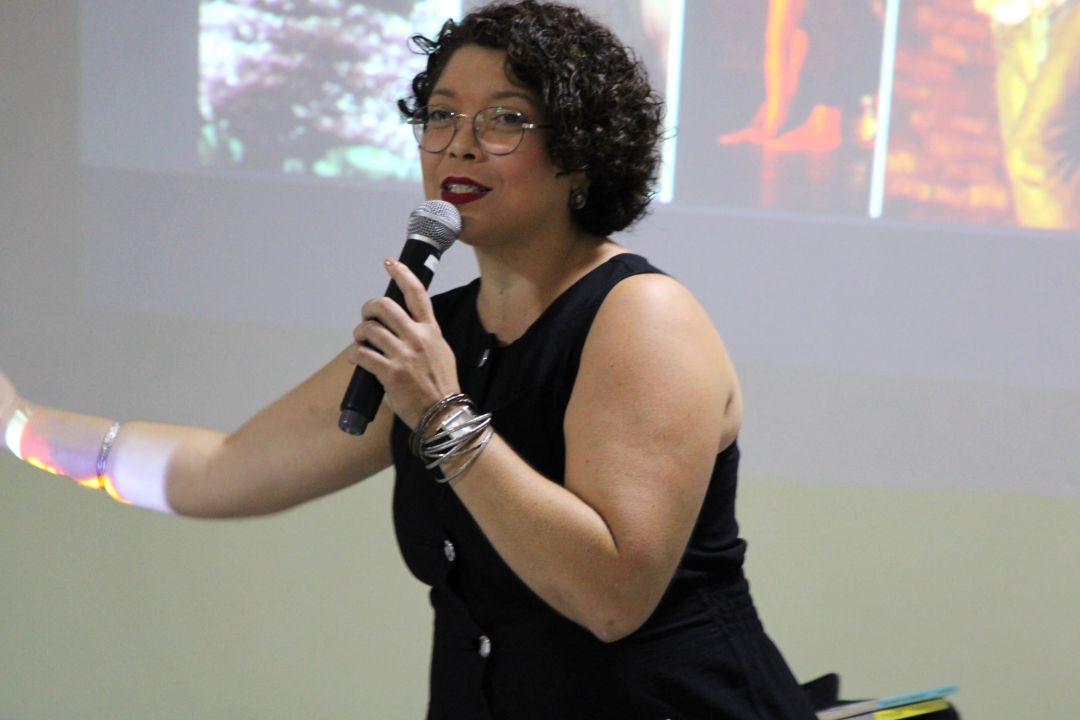Aula com alunos da Escola Estadual Presidente Roosevelt - Foto 9