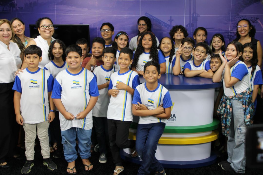 Visita dos alunos da Escola Municipal Ivanira Paisinho à Câmara Municipal de Parnamirim. - Foto 8